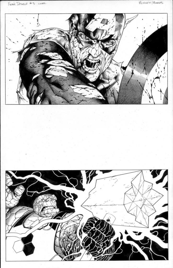 fear_itself_3_cover_by_markmorales-d3k9llm Fear Itself #3 – Captain America va en chier