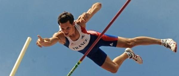 Renaud Lavillenie à la perche