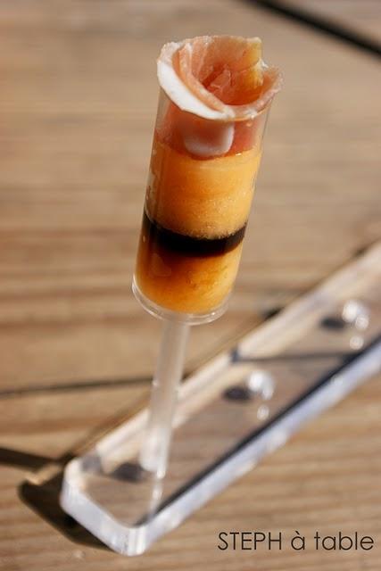 Jambon Melon Porto: un classique revisité pour l'apero version sucette