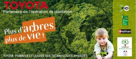 operation-plus-arbre-vie Un mois en Toyota Prius hybride rechargeable à gagner