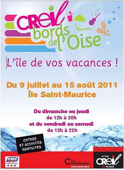 du 9 juillet au 15 août, les vacances à Creil creil-bord-de-l-Oise-2011.JPG