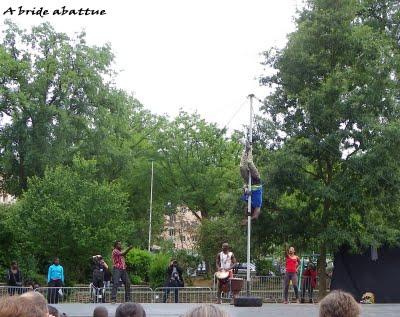 Le Cirque Mandingue danse Foté Foré au Festival Solstice