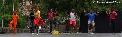 Le Cirque Mandingue danse Foté Foré au Festival Solstice