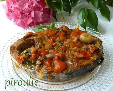 Darnes de thon à la provencale (avec basilic et vin blanc) thon provencale (3)