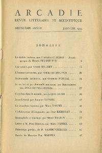 arcadie Dimanche Histoire : La revue Arcadie