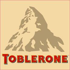 Top 6 de la contreforme dans les logo Logo de la marque Toblerone | Logo en Vue | Création charte graphique