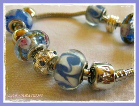 Bracelets dans le style PANDORA BRACELET PANDORA BLEU