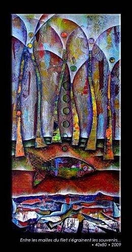 Quelques toiles à la Galerie l'Imaginaire à Terrasson (24)... 1entrelesmaillesdufilet.jpg