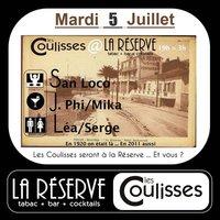 *** Les Coulisses seront @ La Réserve ... et vous ??? PART II *** *** Les Coulisses seront @ La Réserve ... et vous ??? PART II ***