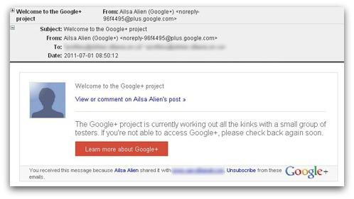 google-plus-spam google plus spam Google+ : des invitations... et du spam ?