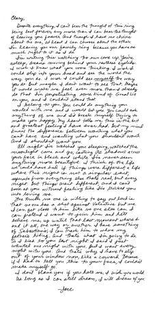 La lettre de Jace à Clary visible online ! JaceLetter