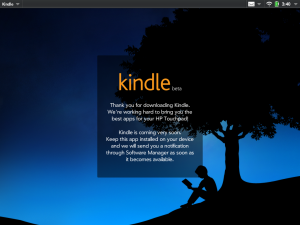 TouchPad : mais où est passée l’application Kindle?