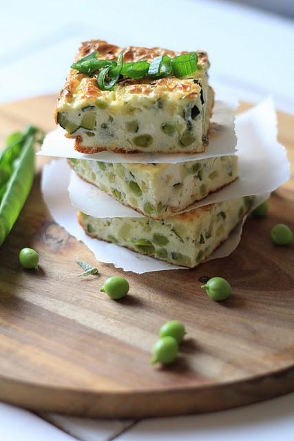 Terrine de courgettes , petits pois , Philadelphia Terrine de courgettes , petits pois , Philadelphia