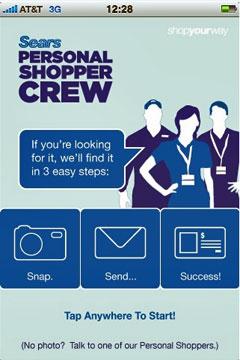 sears-mobile-app Le point de vente de demain