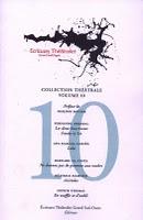 Écritures théâtrales - recueil volume 10