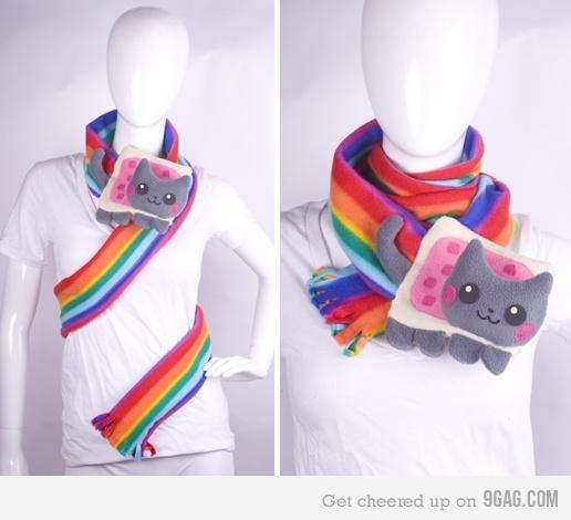 nyan cat Une écharpe en lhonneur du Nyan Cat