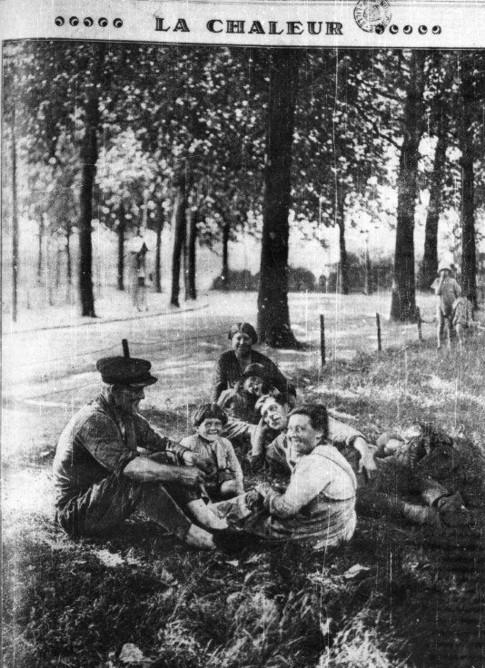 1929 :L'été au Bois de la Deûle à Lille.