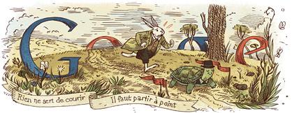 Jean de la Fontaine à l’honneur. Doodle. La montagne qui accouche.