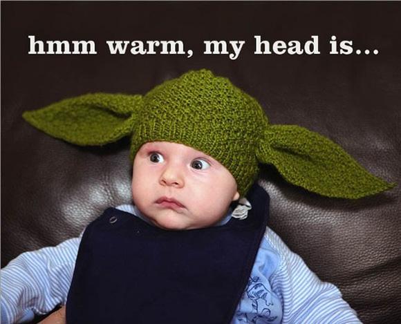 Baby Yoda Beanie 2 Un bonnet Yoda pour bébé