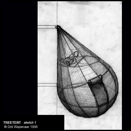 TREETENT Une tente accrochée à un arbre !