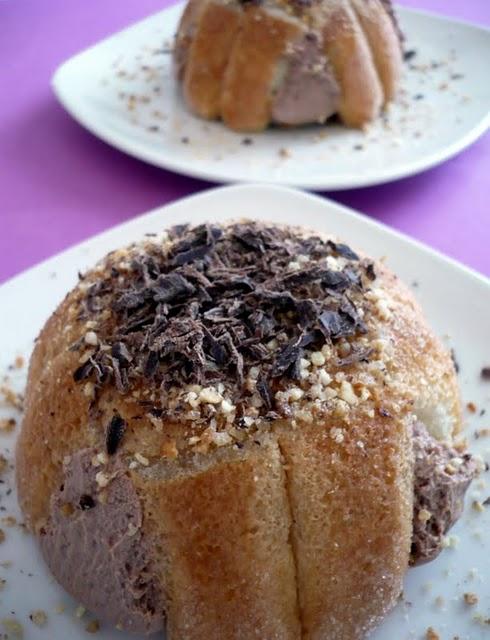 Charlottines au chocolat noir à l'huile essentielle d'orange