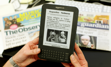 The Guardian débarque sur le Kindle Store