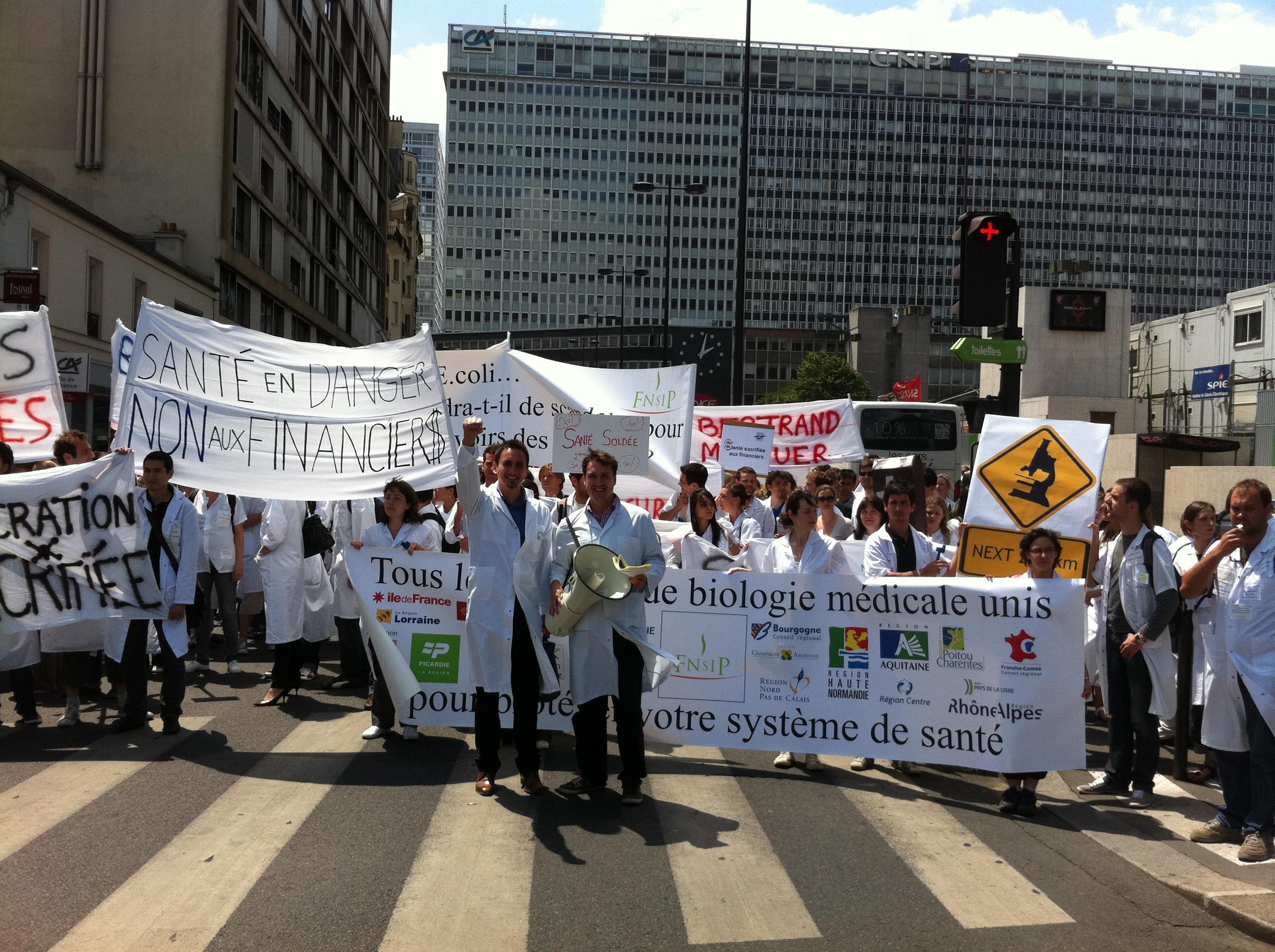 Grève jeunes biologistes Résistance des jeunes biologistes dans les médias nationaux