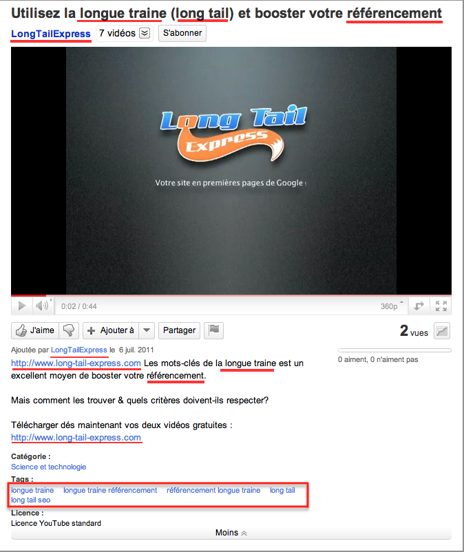 longue traine référencement youtube youtube référencement longue traine
