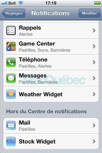 iOS 5 Beta 3: les changements iOS 5 Beta 3: les changements