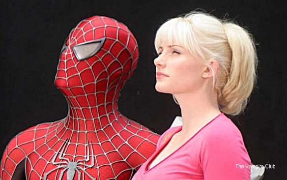 Bryce Dallas Howard sur le set de Spiderman