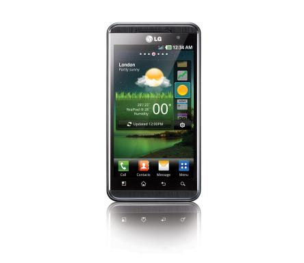 LG Optimus 3D LG Optimus 3D menu principal