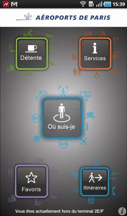 Dirigez vous dans l’Aéroport Paris Charles de Gaulle avec l’application My Way Aéroports de Paris sur la Galaxy Tab