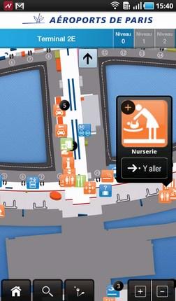 Dirigez vous dans l’Aéroport Paris Charles de Gaulle avec l’application My Way Aéroports de Paris sur la Galaxy Tab