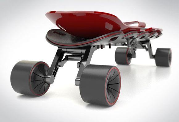 Raptor : A Sexy Skateboard Design Inspired by AlfaRomeo