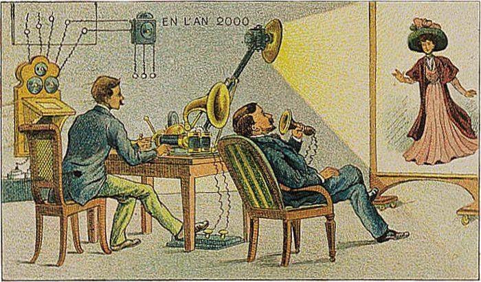 2000 AS SEEN IN 1910 BY VILLEMARD #1 2000 AS SEEN IN 1910 BY VILLEMARD #1