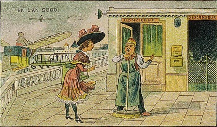 2000 AS SEEN IN 1910 BY VILLEMARD #1 2000 AS SEEN IN 1910 BY VILLEMARD #1