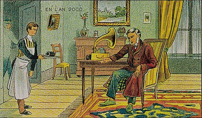 2000 AS SEEN IN 1910 BY VILLEMARD #1 2000 AS SEEN IN 1910 BY VILLEMARD #1