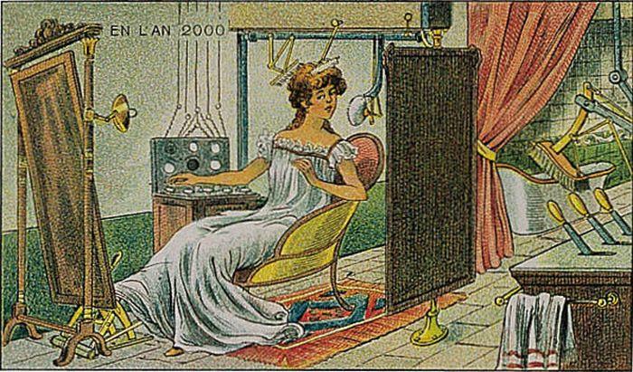 2000 AS SEEN IN 1910 BY VILLEMARD #1 2000 AS SEEN IN 1910 BY VILLEMARD #1