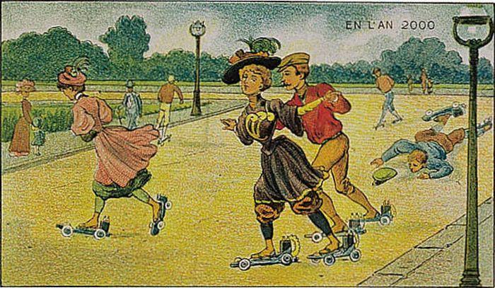 2000 AS SEEN IN 1910 BY VILLEMARD #1 2000 AS SEEN IN 1910 BY VILLEMARD #1