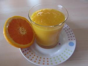 smoothie mangue - orange