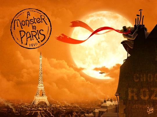 Un monstre à Paris, affiche du film