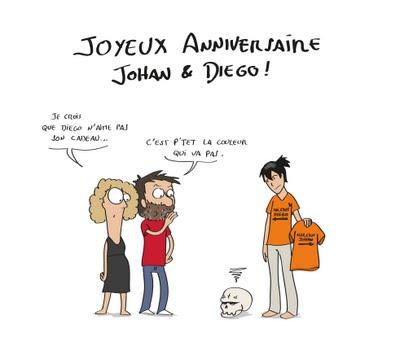 Johan et Diego par Tonio