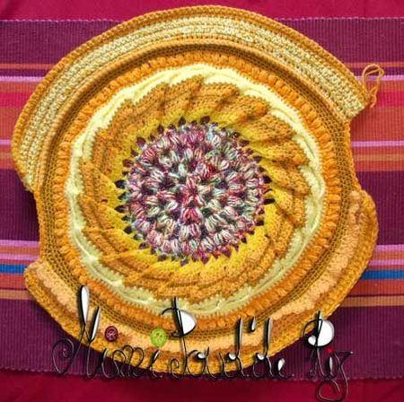 Trousse banane tournesol ....pour over the rainbow DSCN0008