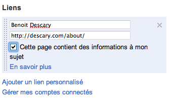 profil google Google: créez un lien entre vous et votre contenu [Wordpress]