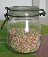 VERRINES DE PERLES DU JAPON AU COULIS DE FRAMBOISES GÉLIFIÉ ET BRUGNONS VERRINES DE PERLES DU JAPON AU COULIS DE FRAMBOISES GÉLIFIÉ ET BRUGNONS