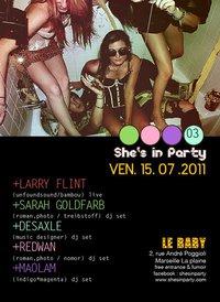 ★SHE'S IN PARTY 3@Baby★