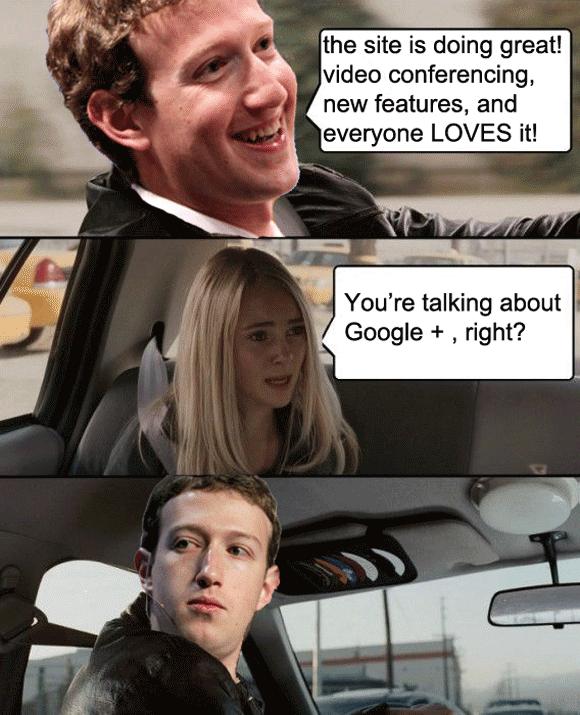 sitedoinggreat TransBlogExpress 16 : Google+ vs Facebook, la guerre en images #fun