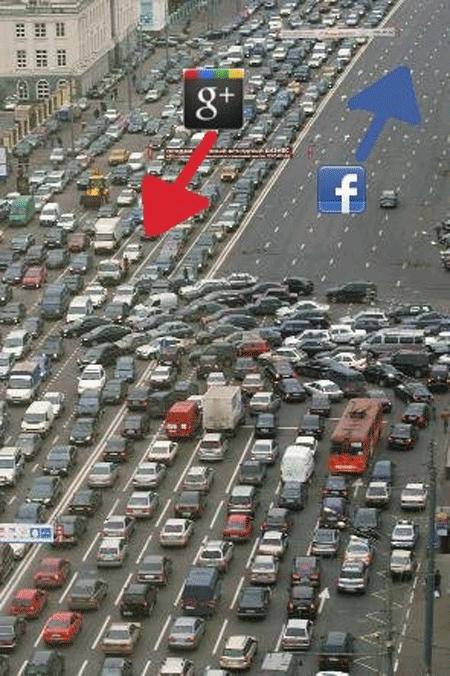 googleandfacebook TransBlogExpress 16 : Google+ vs Facebook, la guerre en images #fun