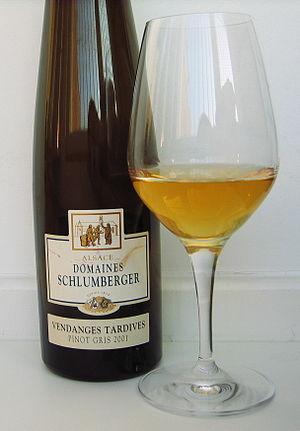 Domaines Schlumberger Pinot Gris Vendanges Tar...