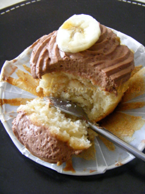 Muffins (ou cupcakes) banane, chocolat & beurre d'érable (Recette de Ricardo - Québec)